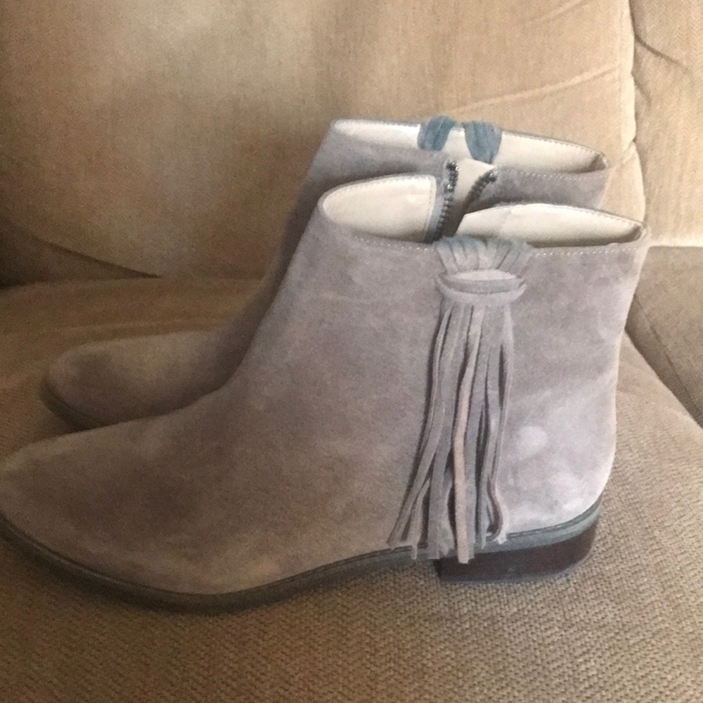 Karl Lagerfield Suede Booties